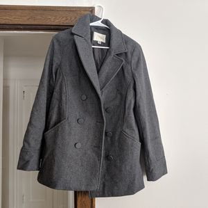 Pea coat grey size M